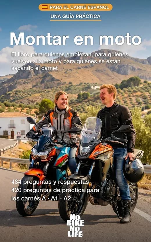 Portada de la edición para España: Montar en moto