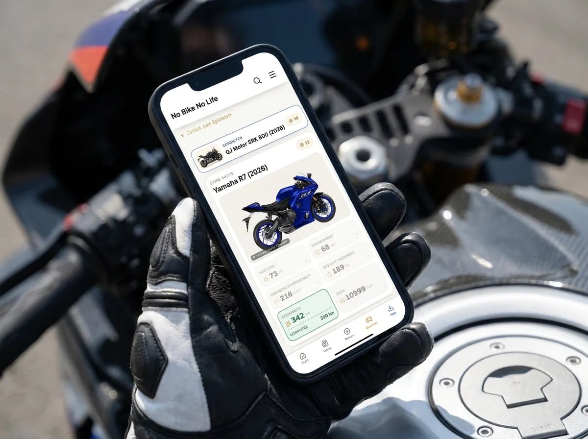 Baraja de motos – imagen creada con IA